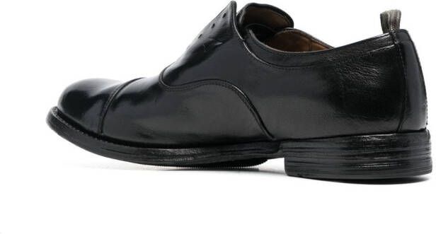 Officine Creative Leren Oxford veterschoenen Zwart