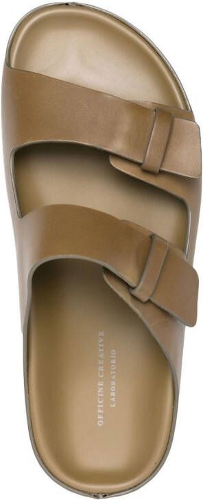 Officine Creative Leren sandalen Groen