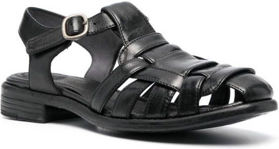 Officine Creative Leren sandalen Zwart