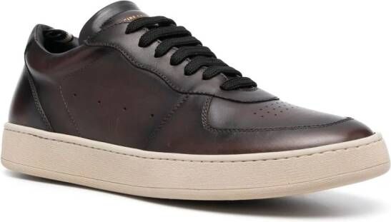 Officine Creative Leren sneakers Bruin