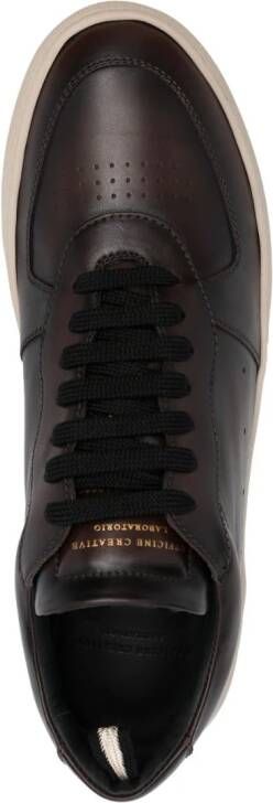 Officine Creative Leren sneakers Bruin