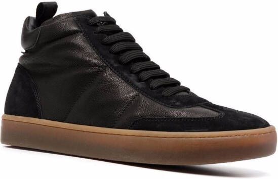 Officine Creative Leren sneakers Zwart