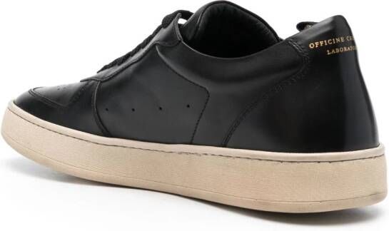 Officine Creative Leren sneakers Zwart