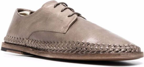 Officine Creative Leren veterschoenen Beige