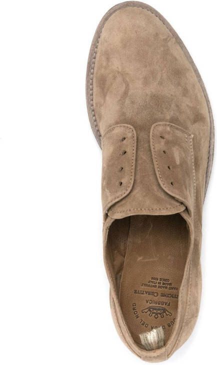 Officine Creative Lexikon suède loafers Beige