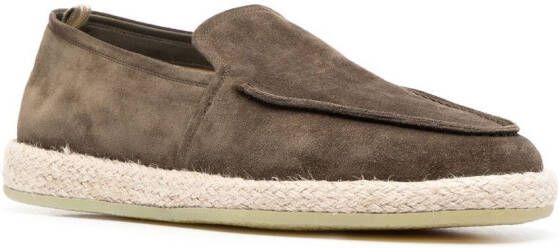 Officine Creative Loafers met touw Groen