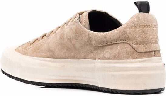 Officine Creative Mes suède sneakers Beige