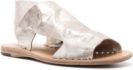 Officine Creative Sandalen met metallic-effect Goud