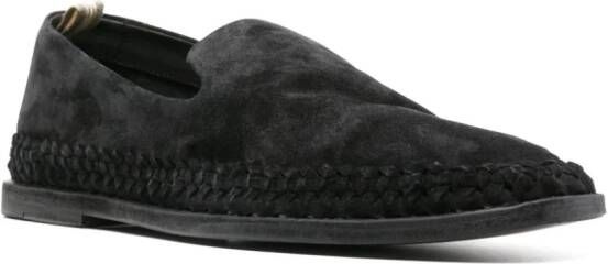 Officine Creative Miles 002 suède loafers Zwart