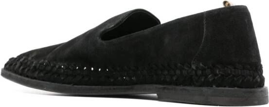 Officine Creative Miles 002 suède loafers Zwart