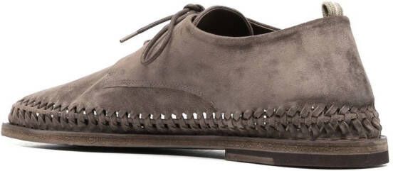 Officine Creative Miles suède derby schoenen Grijs