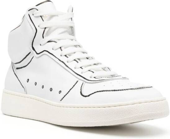 Officine Creative Mower leren sneakers Wit