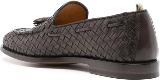 Officine Creative Opera Flexi leren loafers Bruin