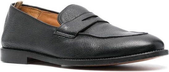 Officine Creative Opera leren penny loafers Zwart