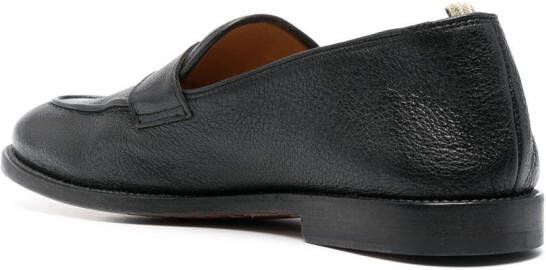 Officine Creative Opera leren penny loafers Zwart