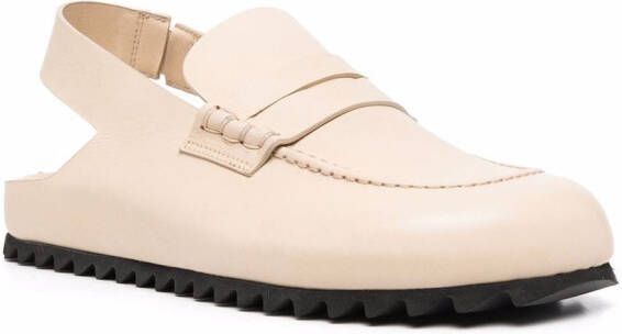 Officine Creative Pelagie slingback loafers Beige