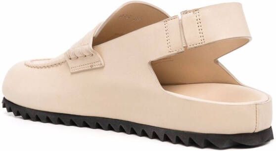 Officine Creative Pelagie slingback loafers Beige