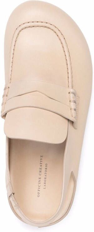 Officine Creative Pelagie slingback loafers Beige