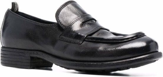 Officine Creative Penny slip-on loafers Zwart