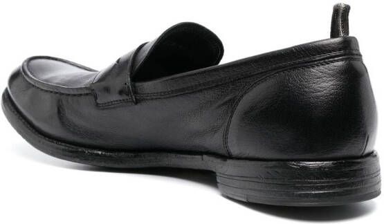 Officine Creative Leren loafers Zwart