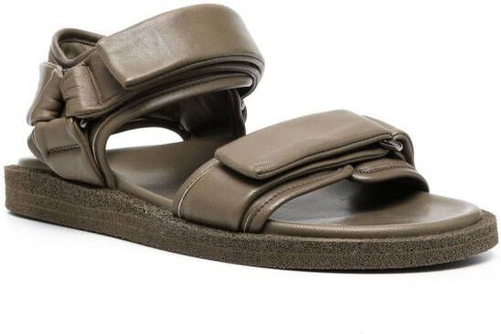 Officine Creative Sandalen met klittenband Groen