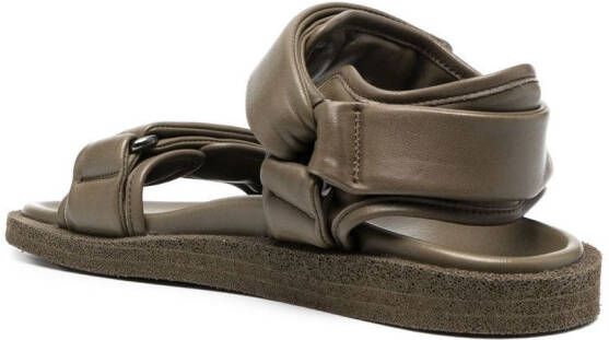 Officine Creative Sandalen met klittenband Groen