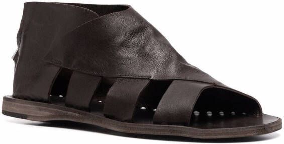 Officine Creative Sandalen met uitgesneden detail Bruin