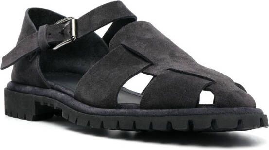 Officine Creative Spectacular 005 suède sandalen Zwart