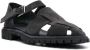 Officine Creative Spectacular 005 suède sandalen Zwart - Thumbnail 2