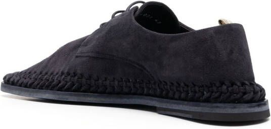 Officine Creative Suède brogues Blauw