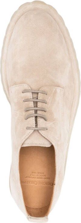 Officine Creative Suède derby schoenen Beige