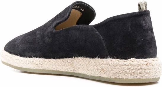 Officine Creative Suède espadrilles Zwart