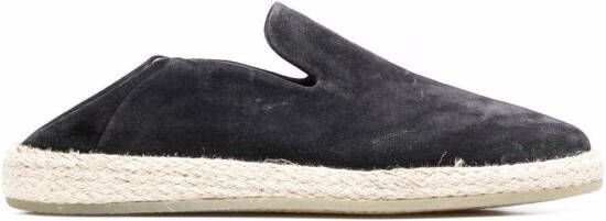 Officine Creative Suède espadrilles Zwart