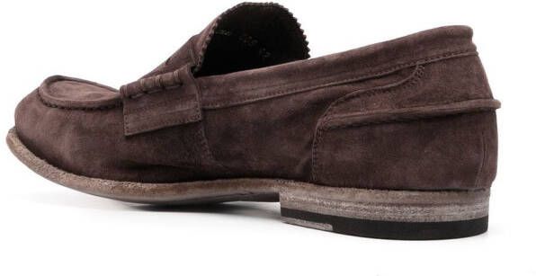 Officine Creative Suède loafers Bruin