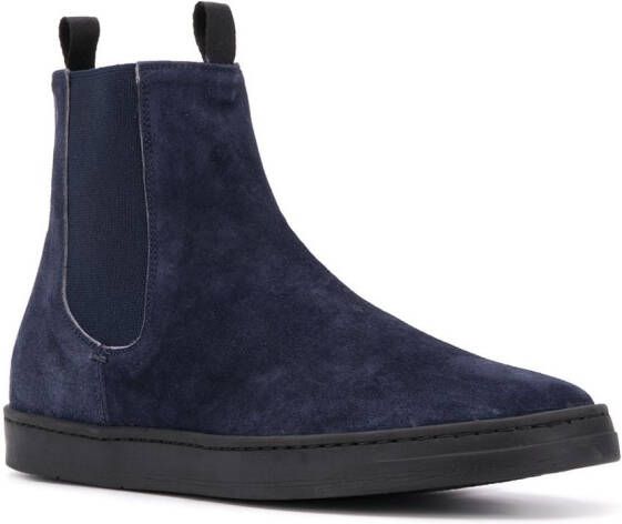 Officine Creative Suède sneakers Blauw