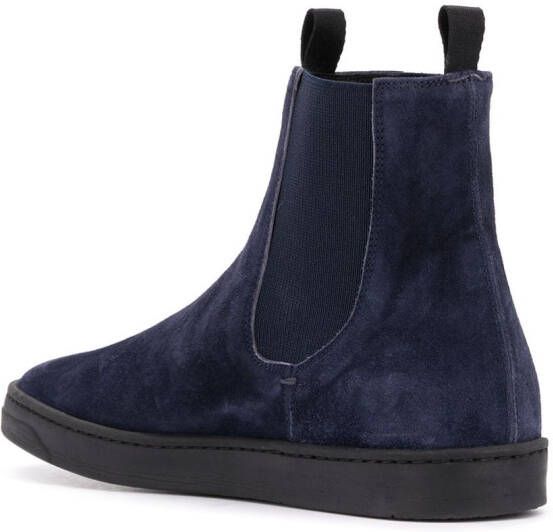 Officine Creative Suède sneakers Blauw