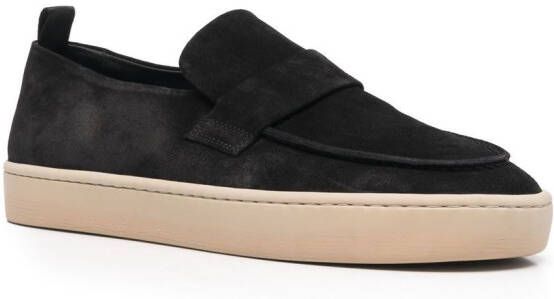 Officine Creative Suède sneakers Zwart