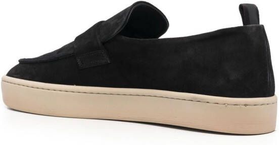 Officine Creative Suède sneakers Zwart