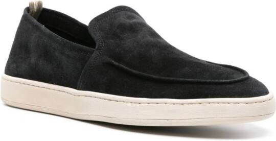 Officine Creative Suède sneakers Zwart