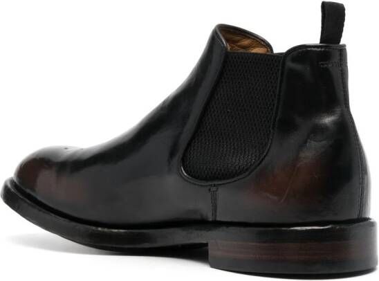 Officine Creative Temple 008 leren laarzen 118 CAFFE' SUPERNERO