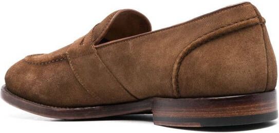 Officine Creative Temple suède loafers Bruin