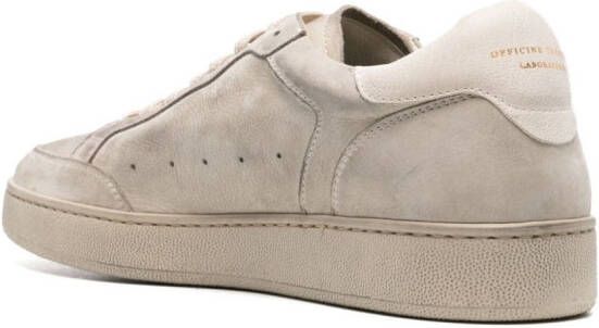 Officine Creative The Answer 005 gerafelde sneakers Beige
