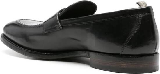 Officine Creative Tulane 003 leren loafers Zwart