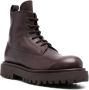 Officine Creative Wisal combat boots met veters Bruin - Thumbnail 2
