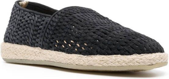 Officine Creative Leren espadrilles Blauw