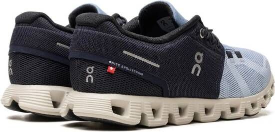 On Running "Cloud 5 Midnight Chambray sneakers" Blauw