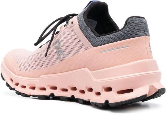 On Running Cloudutra sneakers met mesh vlak Roze