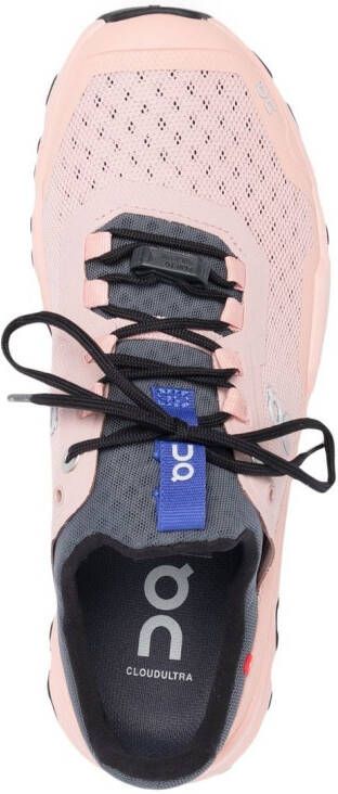 On Running Cloudutra sneakers met mesh vlak Roze