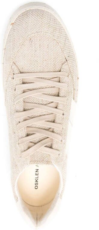 Osklen Canvas Ag sneakers Beige