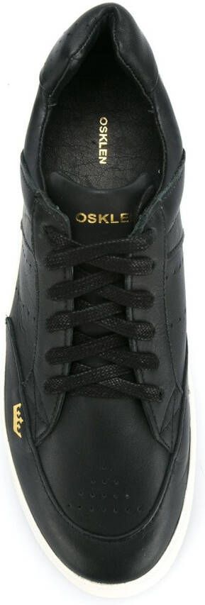 Osklen geruite sneakers Zwart